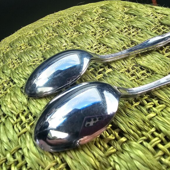 Oneida Strathmore Soup Spoon 6.5" stainless scrolls classic romantic timeless el - Picture 4 of 8